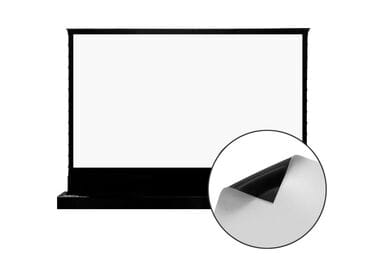 Напольный моторизованный экран для проектора Vividstorm S White Cinema 84" 16:9 (186x105 см) - WhiteCinema 1.1 - VSDSTW84H